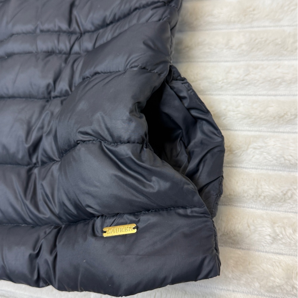 Lauren Ralph Lauren: Women's Black Quilted Down Puffer Jacket, Size S - Picture 11 of 11
